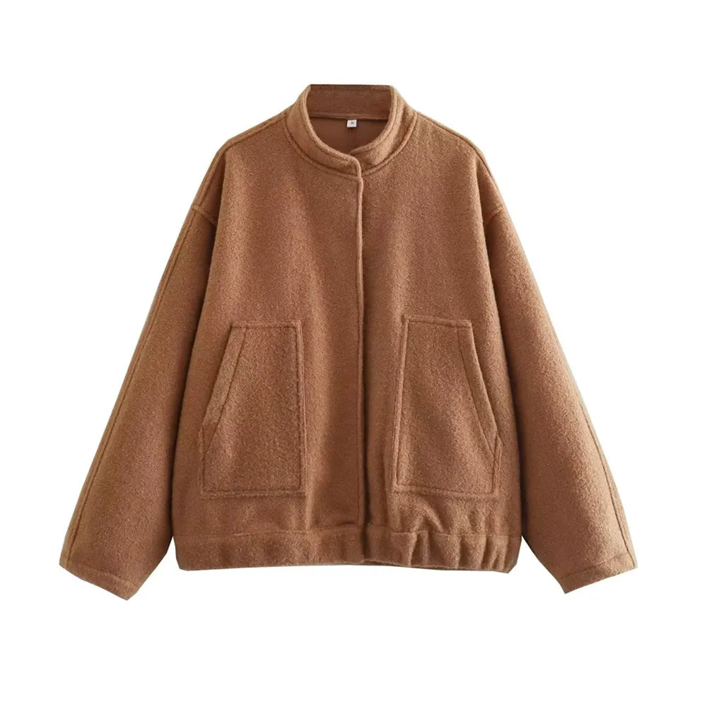 R&B | Stylische Weinlese Bomberjacke