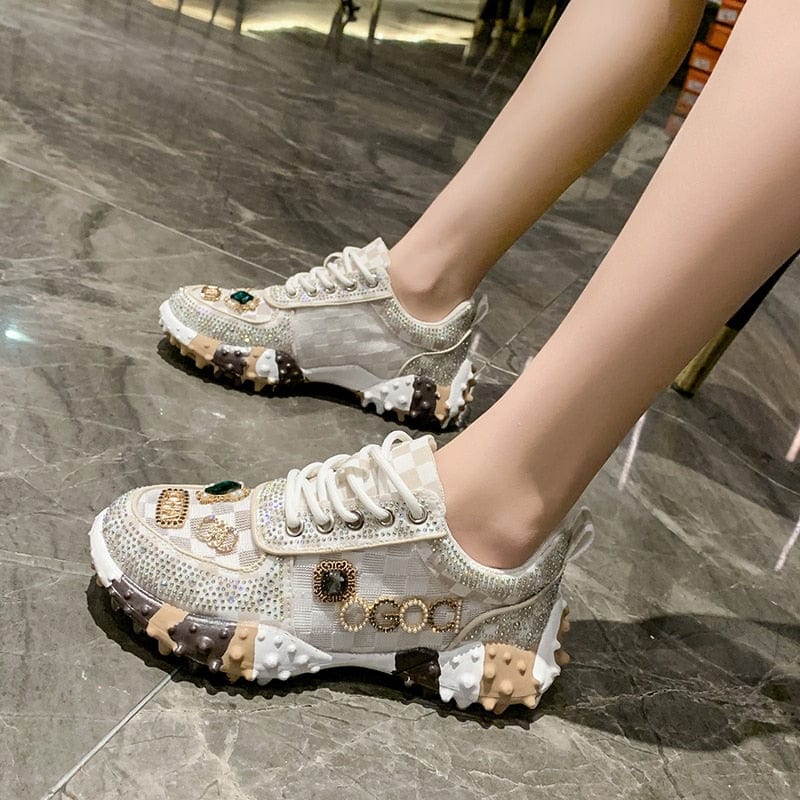 R&B | Funkelnde Diamanten Schuhe