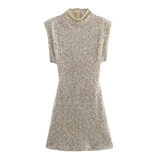 R&B | Trendy Pailletten Minikleid