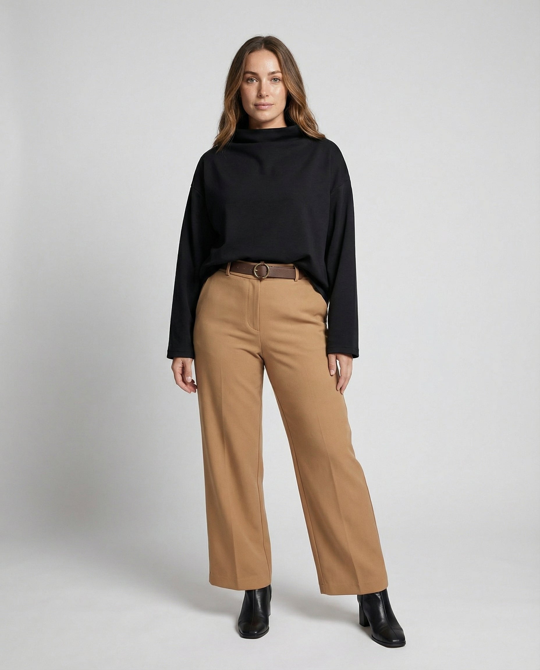 Oversize Rollkragenpullover Damen | R&B