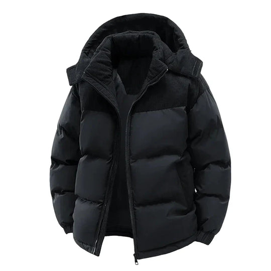 R&B | Winter Steppjacke mit Kapuze - Modische Outdoorjacke für Kalte Tage