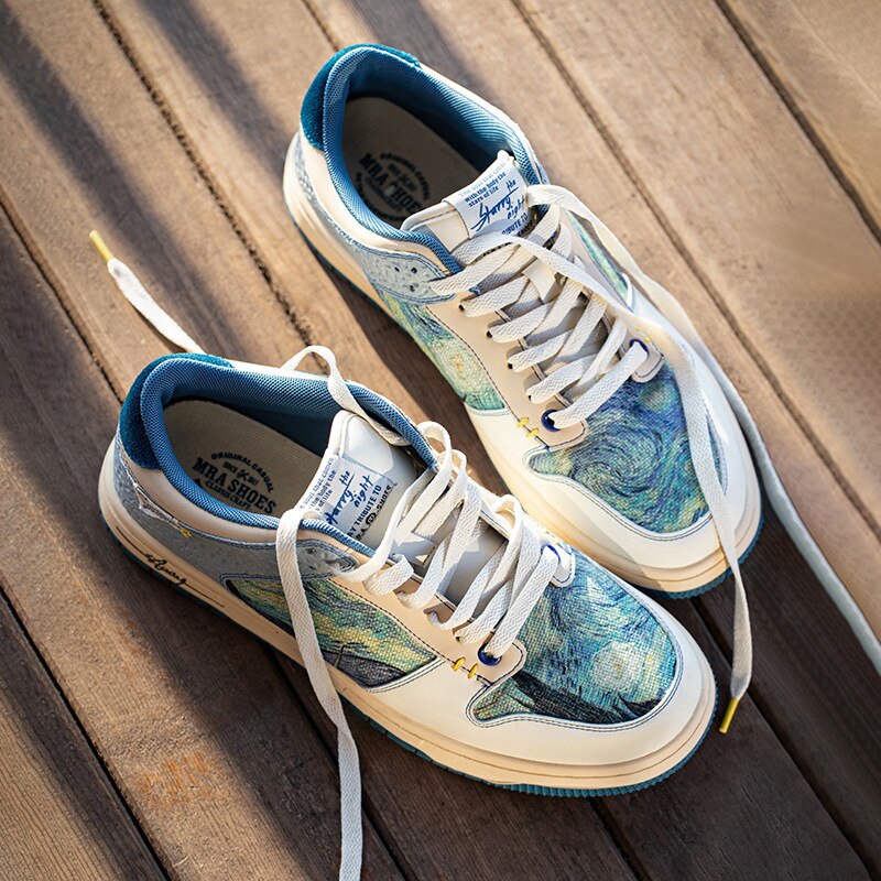 R&B | Gogh Starry Night Inspirierte Sneakers