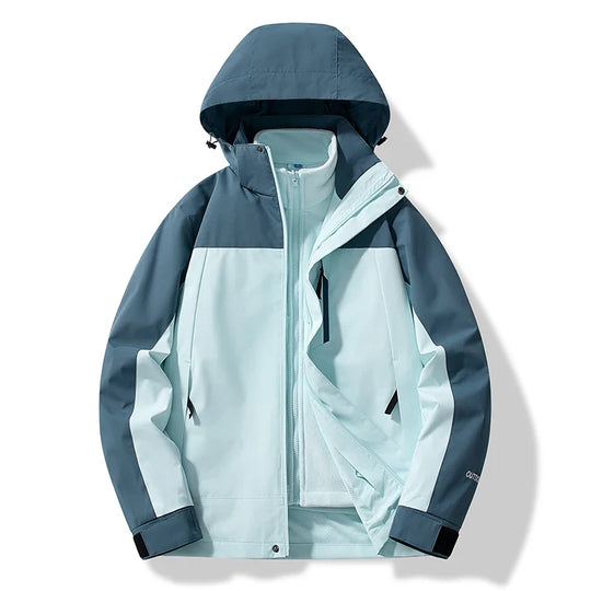 R&B | und Damen Skijacke mit Kapuze