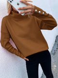 R&B | Lässiger Strickpullover mit Hohem Kragen
