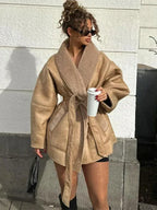 R&B | Damenjacke aus Kunstfell - stilvolle Winterjacke