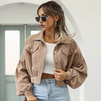 R&B | Cordjacke für Damen Lässig