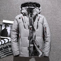 R&B | Herren-Winterjacke - Warme, Schlanke Daunenjacke mit Kapuze