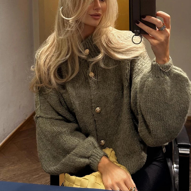 R&B | Bequeme Übergroßer Cardigan für Frauen