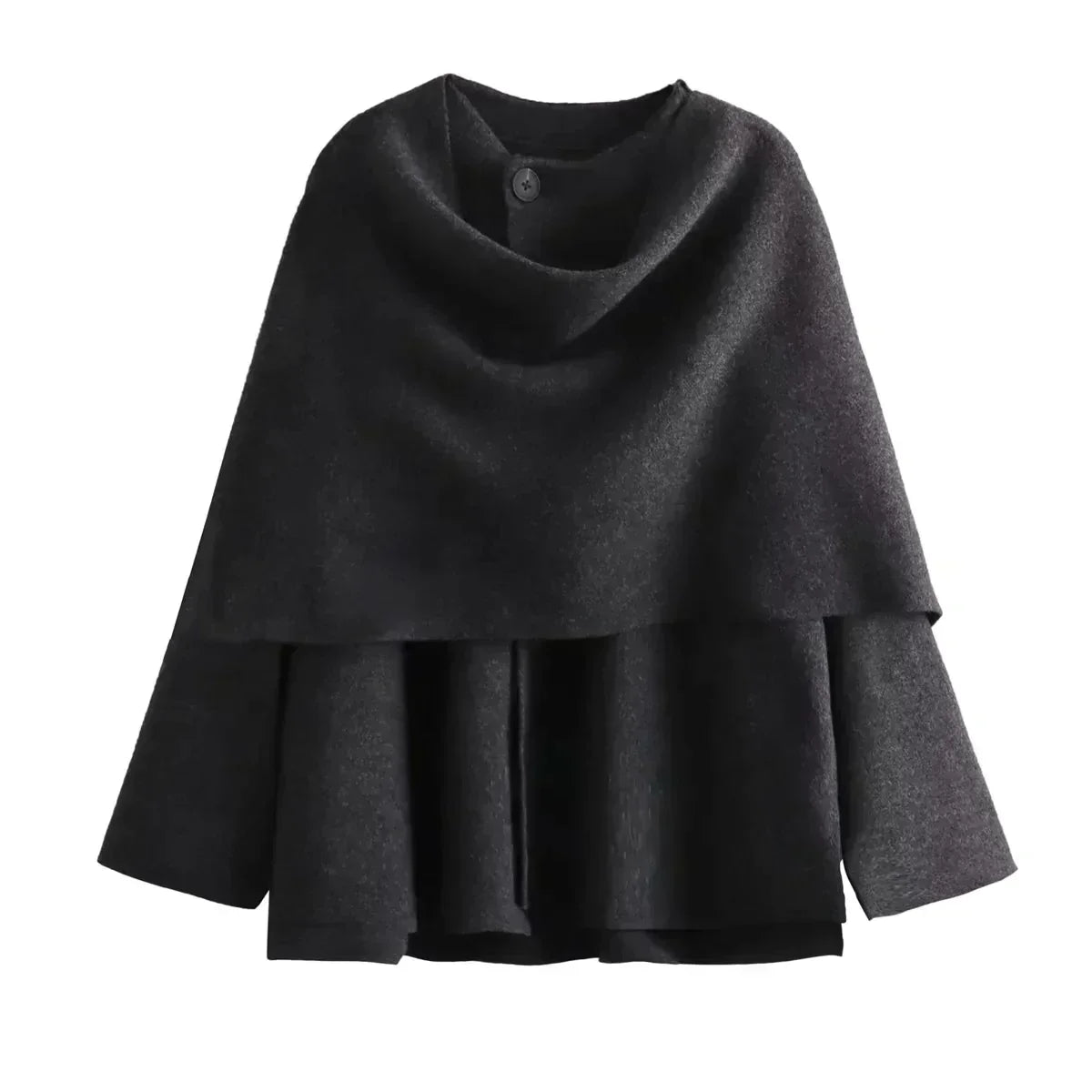 R&B | Jacke mit Schal Bequem und Warm Perfekt für Den Winter