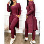 R&B | Damen 3 Teiliges Loungewear Satz mit Jacke