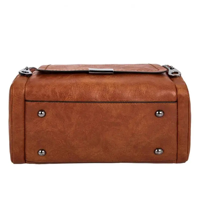 R&B | Geräumige Handtasche aus weichem mit Riemen und Reißverschluss