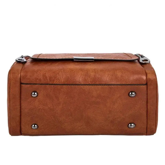 R&B – Geräumige Handtasche aus weichem mit Riemen und Reißverschluss