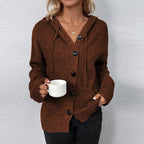 R&B | Strickjacke mit Kapuze