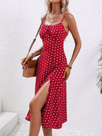 Langes Boho Kleid mit Blumenmuster für Damen