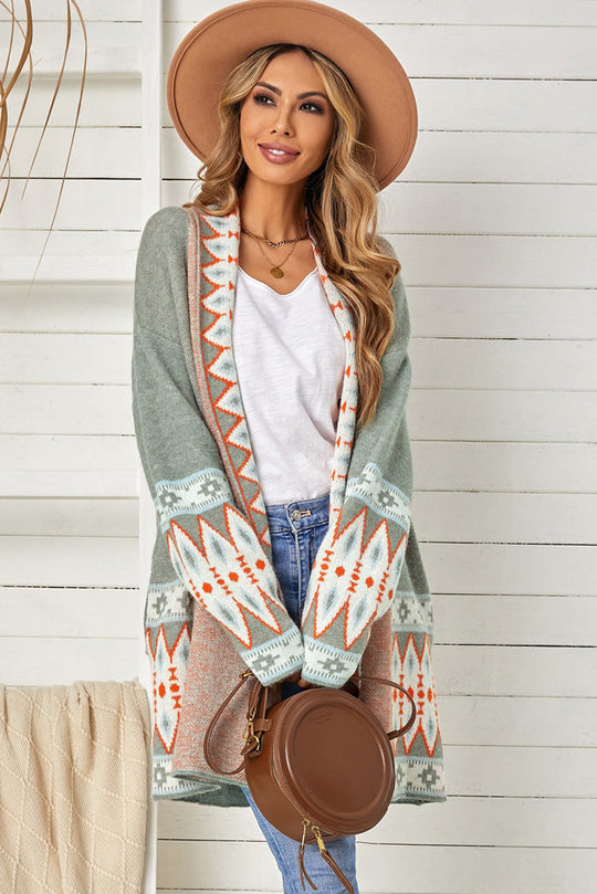 R&B | Strick-Midilanger Cardigan