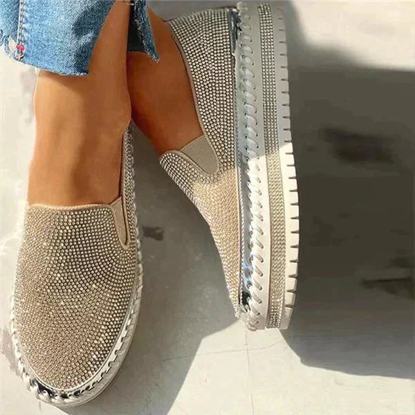 R&B | Schillernde Slip-On-Sneaker