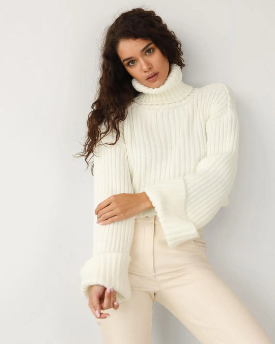 R&B | Eleganter Winter Langarmpullover für Damen