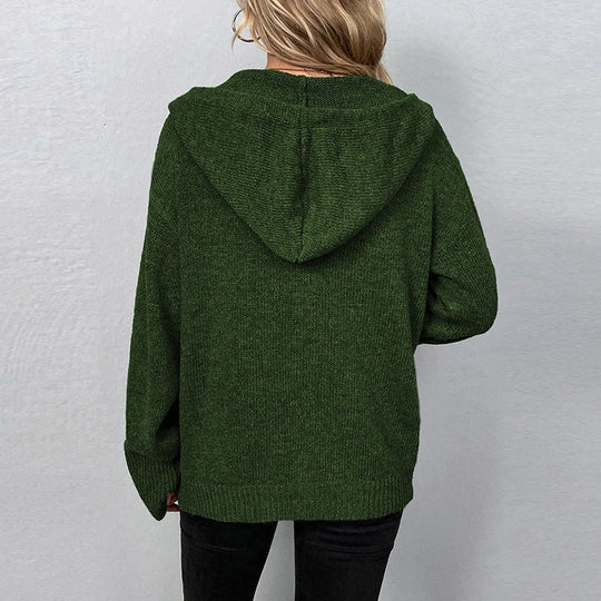 R&B | Strickjacke mit Kapuze