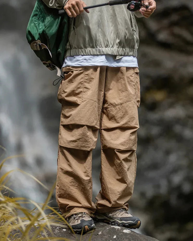 R&B Herren Cargohose mit seitlichen Taschen und weiter Passform