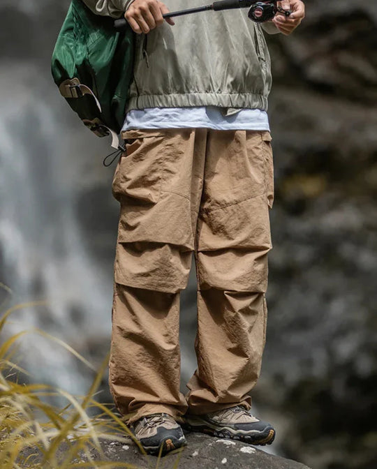 R&B Herren Cargohose mit seitlichen Taschen und weiter Passform