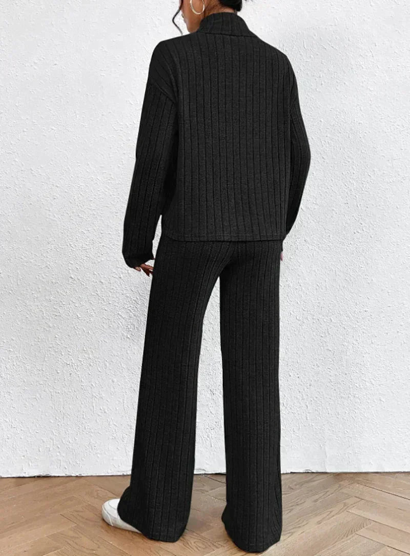 R&B | Strickhose und Rollkragenpullover Set