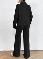 R&B | Gestrickte Hose und Rollkragenpullover für Damen