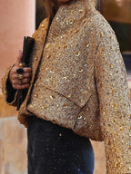 R&B | Pailettenbomberjacke