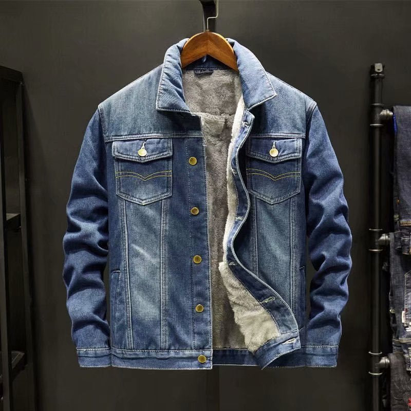 R&B | Winter Männer Denim Jacke