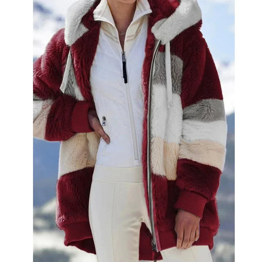 R&B | Fleecejacke mit Kapuze
