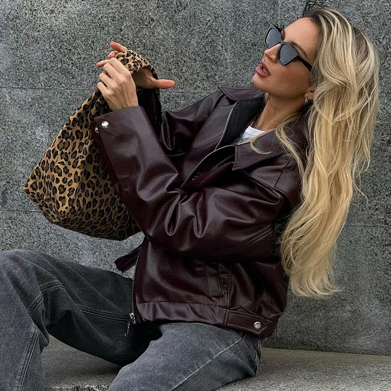 R&B | Modische Jacke mit langen Ärmeln und Reißverschluss