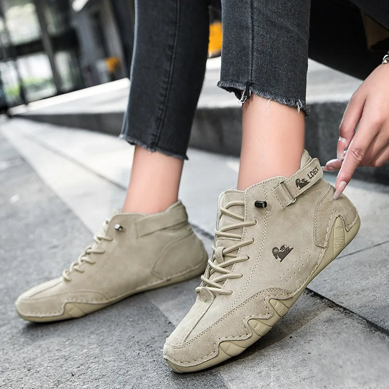Daisy Leder Winter Sneakers | Warm & Vielseitig R&B