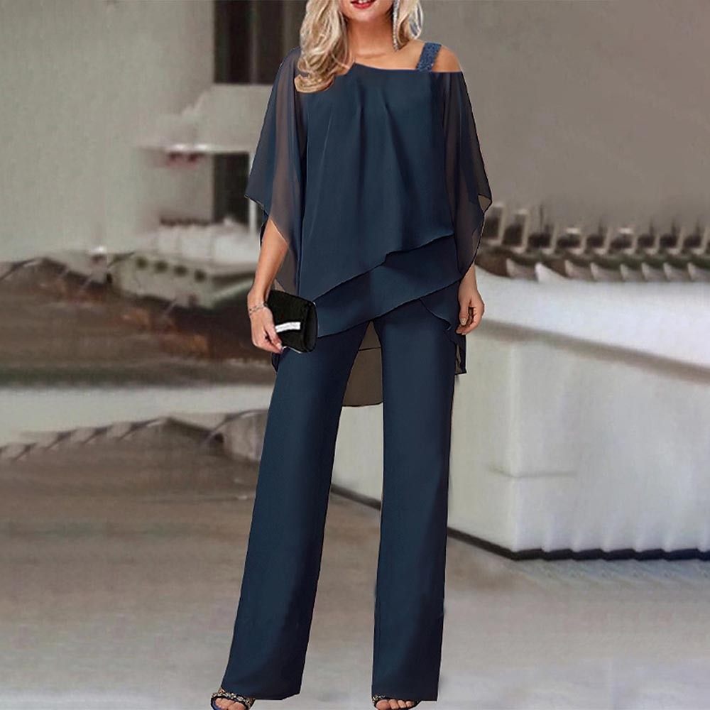 R&B |  Jumpsuit | Eleganter Zweiteiler mit Cold Shoulder