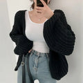R&B | Übergröße Strickjacke aus grobem Strick