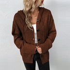 R&B | Strickjacke mit Kapuze