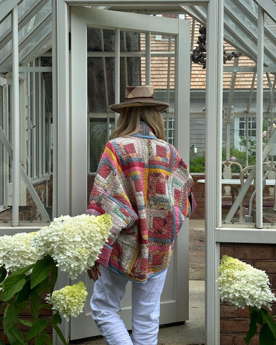 Heidi-Mode | Lässige Patchwork Steppjacke