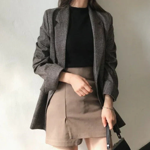 R&B | Blazer mit Karierter Jacke