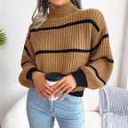 R&B | Moderner Couture Rollkragenpullover mit Feinstrick