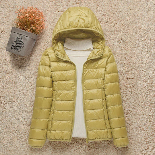 R&B | Winterjacke mit Reißverschluss und Kapuze und Langen Ärmeln - Winter