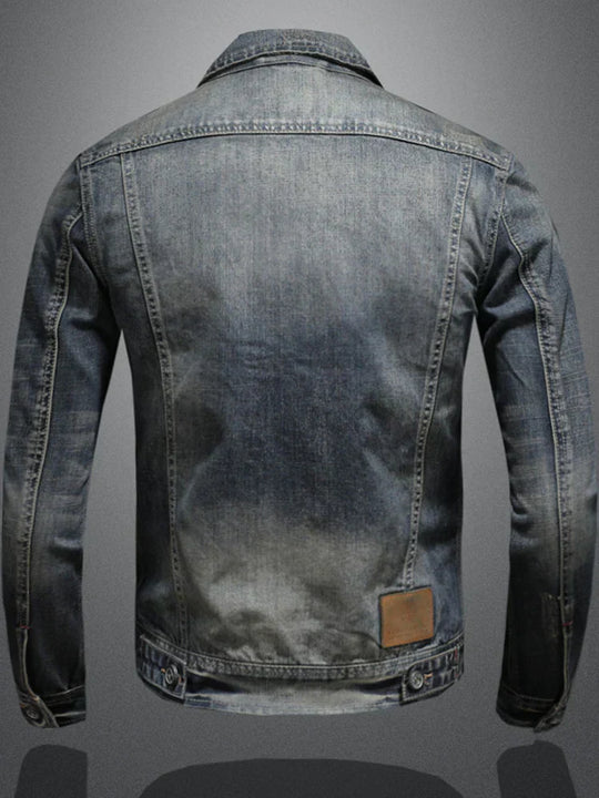 R&B | Midnight Fade Klassische Denimjacke