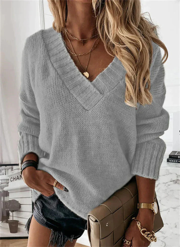 R&B | V-Ausschnitt Pullover