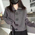 R&B | Elegante Strickjacke mit Knopfverschluss