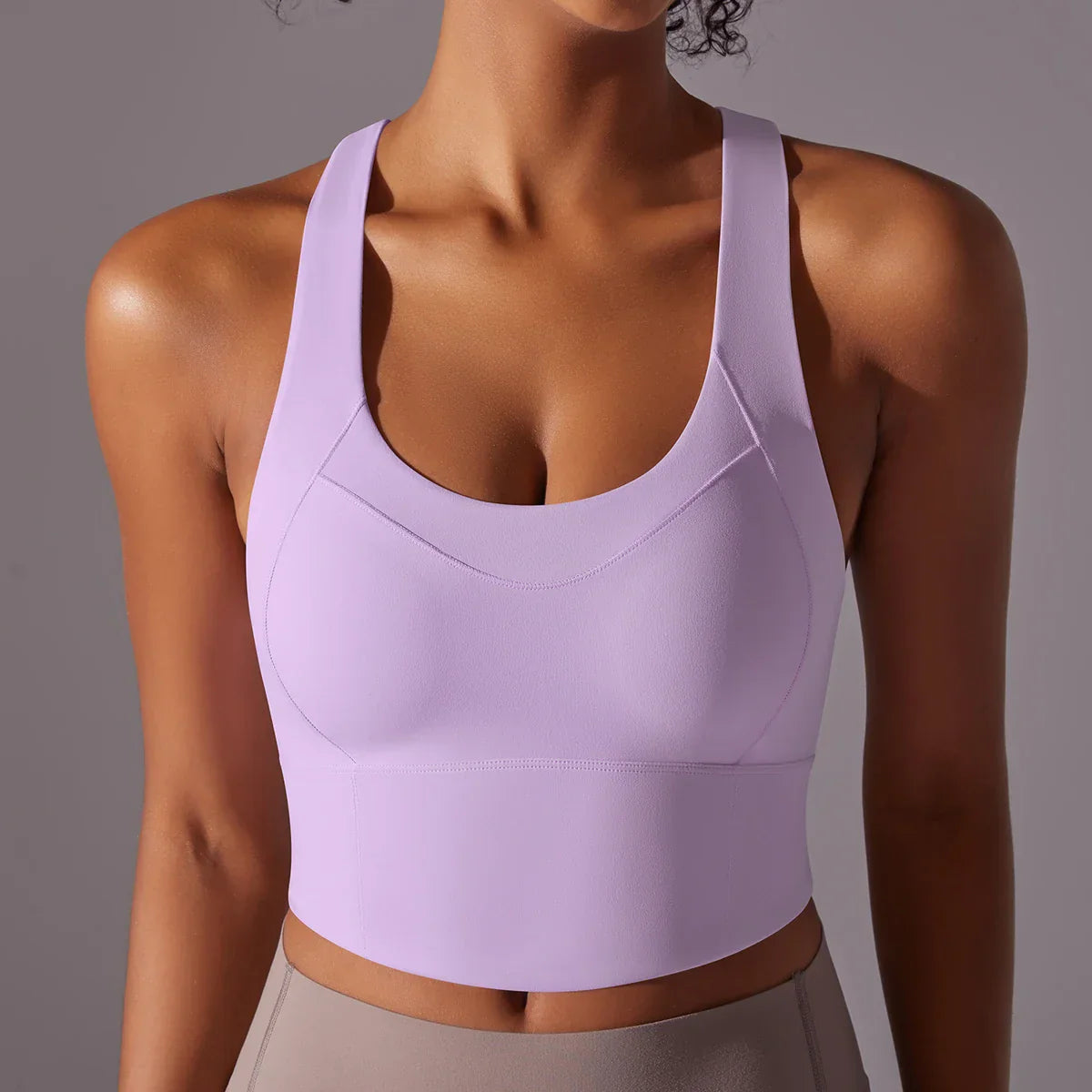Heidi-Mode | Sportlicher Yoga-Bh mit Eng Anliegender Passform