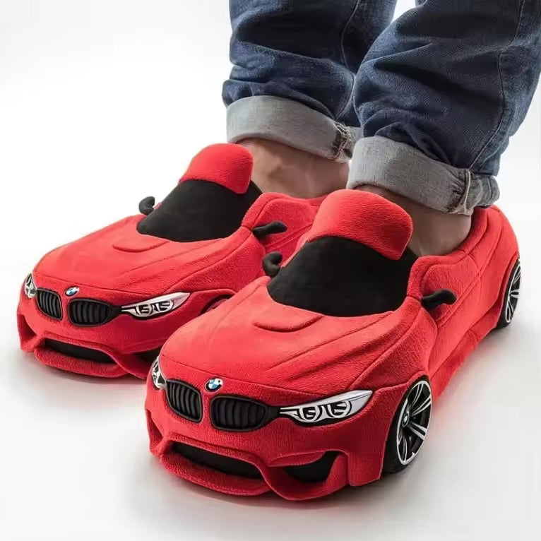 Damen Pantoffeln mit Auto-Inspiriertem Design & Rutschfester Sohle | R&B