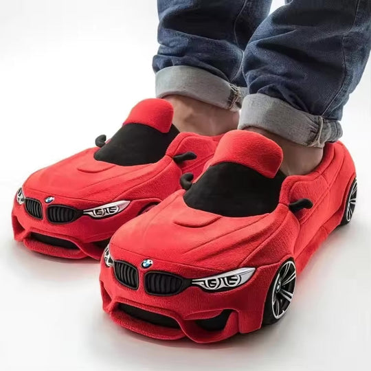 Damen Pantoffeln mit Auto-Inspiriertem Design & Rutschfester Sohle | R&B