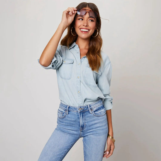 R&B | Leichte Denim Hemden
