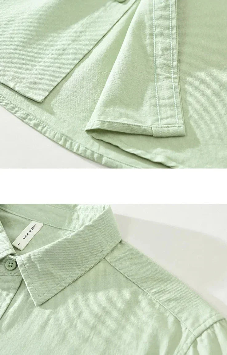 R&B | Lässige Langarmhemd Baumwolle Zeitloses Design