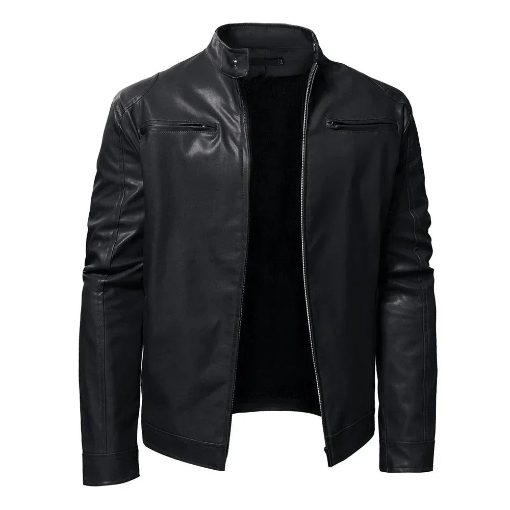 R&B | Zeitlose Lederjacke mit Biker-Flair