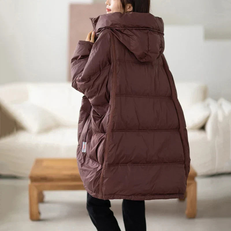 R&B | Winter Oversized Daunen Kapuzenjacke