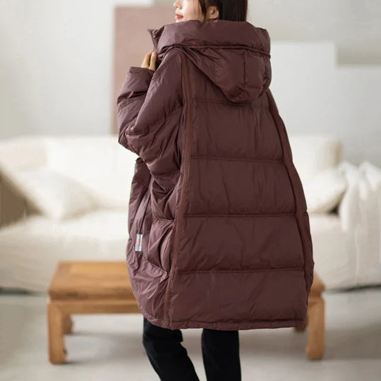 R&B | Winter Oversized Daunen Kapuzenjacke