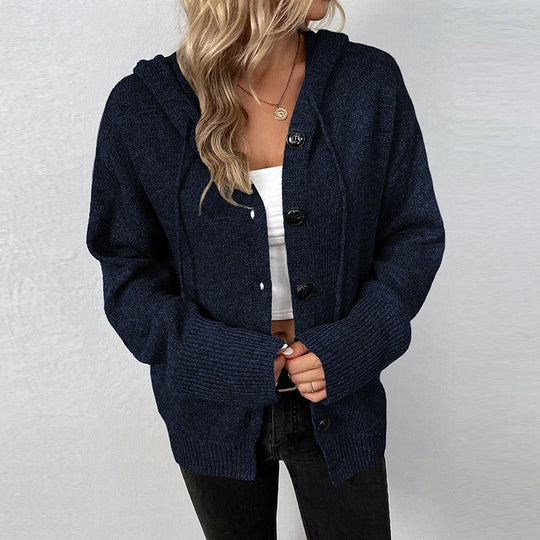 R&B | Strickjacke mit Kapuze